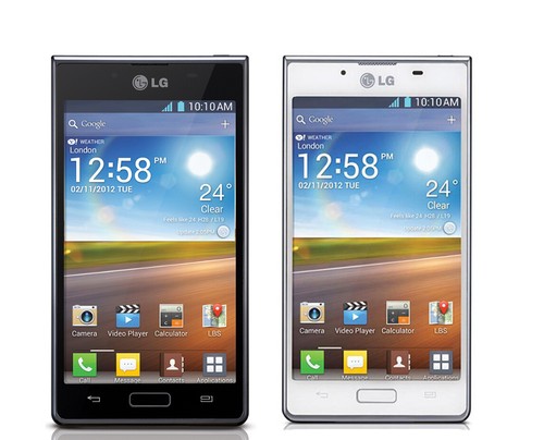 Smartphone optimus p700 - lg,
